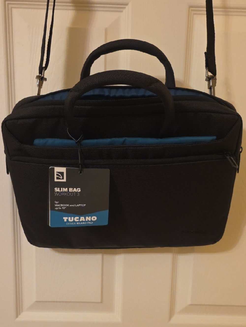 Tucano Slim Workout 3 Black Laptop Bag